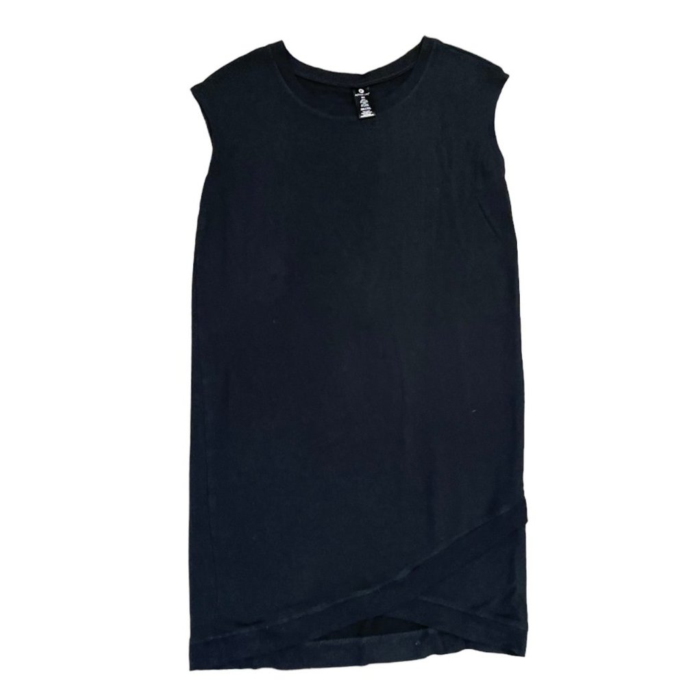 Active Life Black Sleeveless Lounge Tunic Dress, Size Small